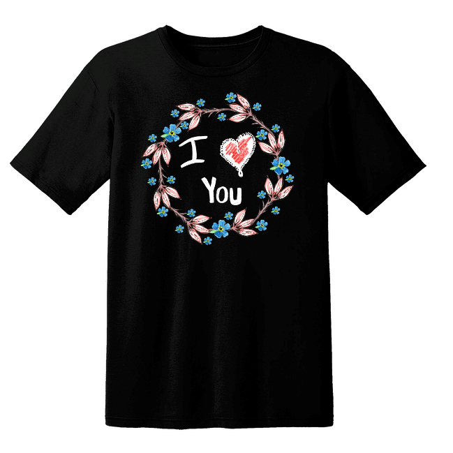 I Love You Shirt II (Black)