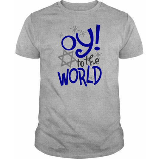 Oy to the World Hanukkah T-Shirt